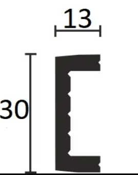626-65SH Рейка (30х13x3000мм)